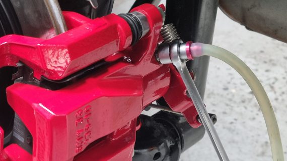 bleeding brake fluid