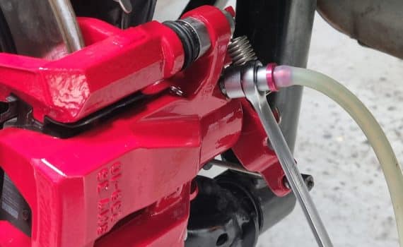 bleeding brake fluid